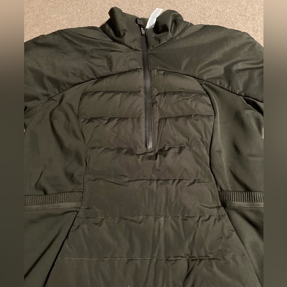 Dark green Lululemon goose down pullover - size 8 - Picture 2 of 7